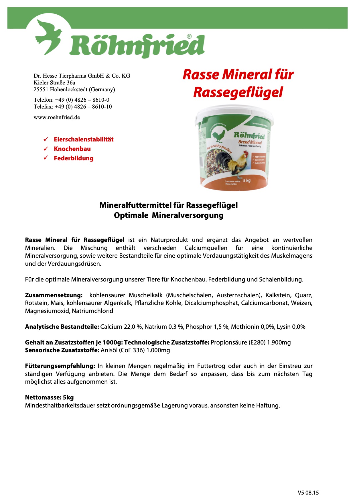 Röhnfried Rasse Mineral